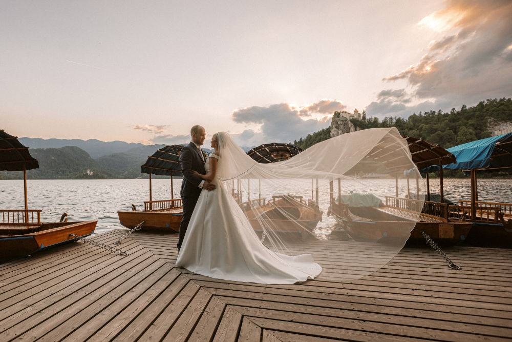 Wedding at lake bled